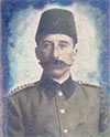 A photograph of Major Ali Faik Bey in military uniform